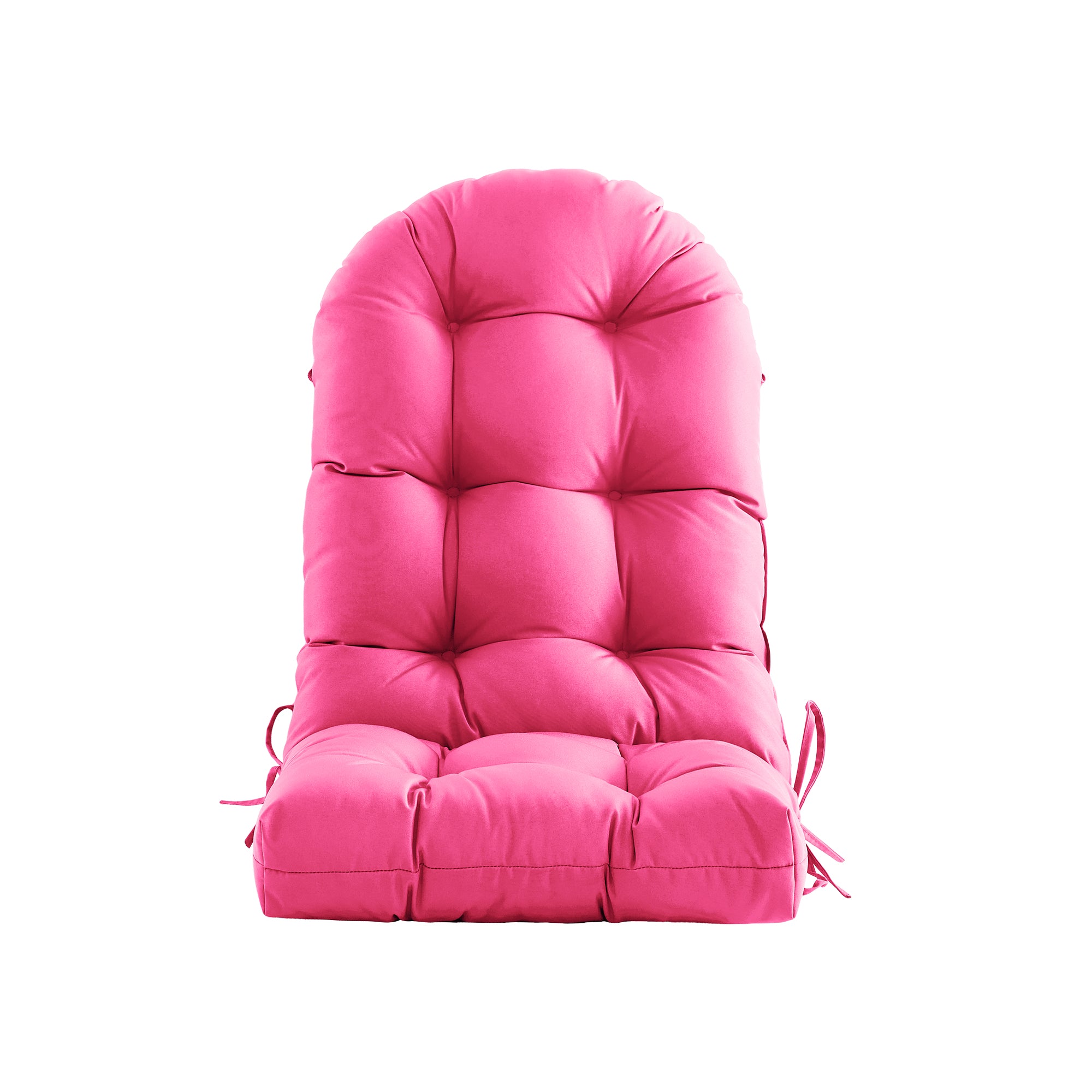 Patio Rocking Chair Cushion with Ties,48"x21"x4" Water Resistant Polyester High Back Replacement Pad, Thick Filled Outdoor Patio Cushions for Porch Deck Balcony Garden Seating