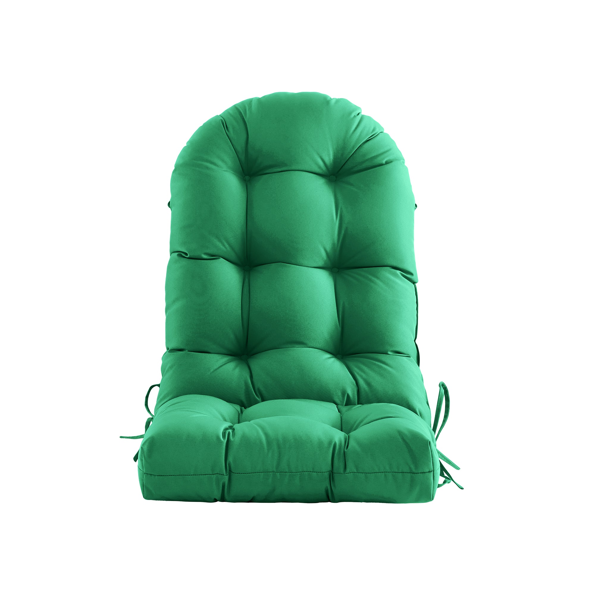 Patio Rocking Chair Cushion with Ties,48"x21"x4" Water Resistant Polyester High Back Replacement Pad, Thick Filled Outdoor Patio Cushions for Porch Deck Balcony Garden Seating
