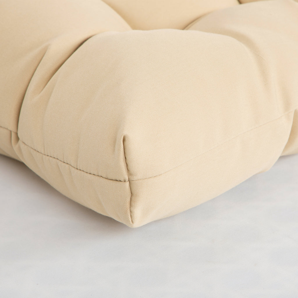 ARTPLAN Outdoor 48 Inch Bench Cushion Tufted for Outdoor Furniture, 48"x18"x4" Wicker Patio Loveseat Cushion All Weather