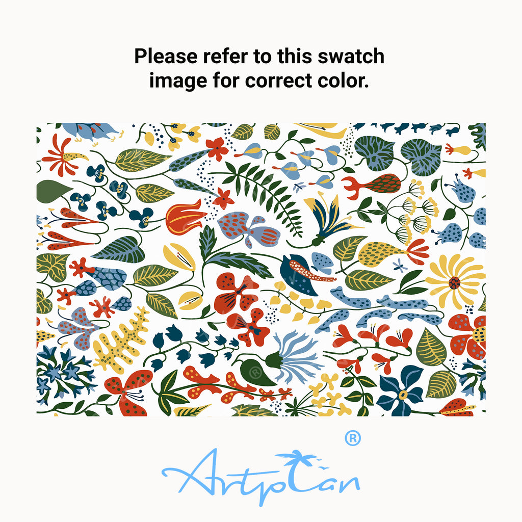 ARTPLAN Patio Chair Cushions Combined Seat and Back,Tufted Outdoor Swivel Chair Cushion with Tie,40"x20"x4"，Floral