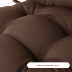 ARTPLAN All Weather Chair Outdoor Cushions Settee Loveseat Bench Cushions Set of 5 Wicker Tufted Pillow for Patio Outdoor Furniture