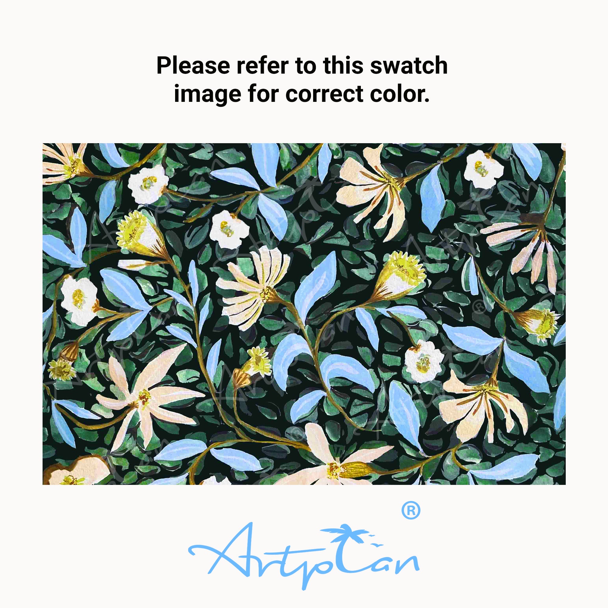 ARTPLAN Patio Chair Cushions Combined Seat and Back,Tufted Outdoor Swivel Chair Cushion with Tie,40"x20"x4"，Floral