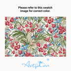 ARTPLAN Patio Chair Cushions Combined Seat and Back,Tufted Outdoor Swivel Chair Cushion with Tie,40"x20"x4"，Floral