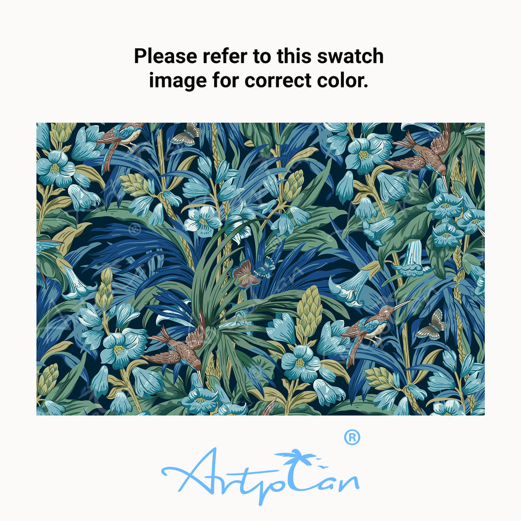 ARTPLAN Patio Chair Cushions Combined Seat and Back,Tufted Outdoor Swivel Chair Cushion with Tie,40"x20"x4",Floral
