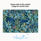 ARTPLAN Patio Chair Cushions Combined Seat and Back,Tufted Outdoor Swivel Chair Cushion with Tie,40"x20"x4",Floral