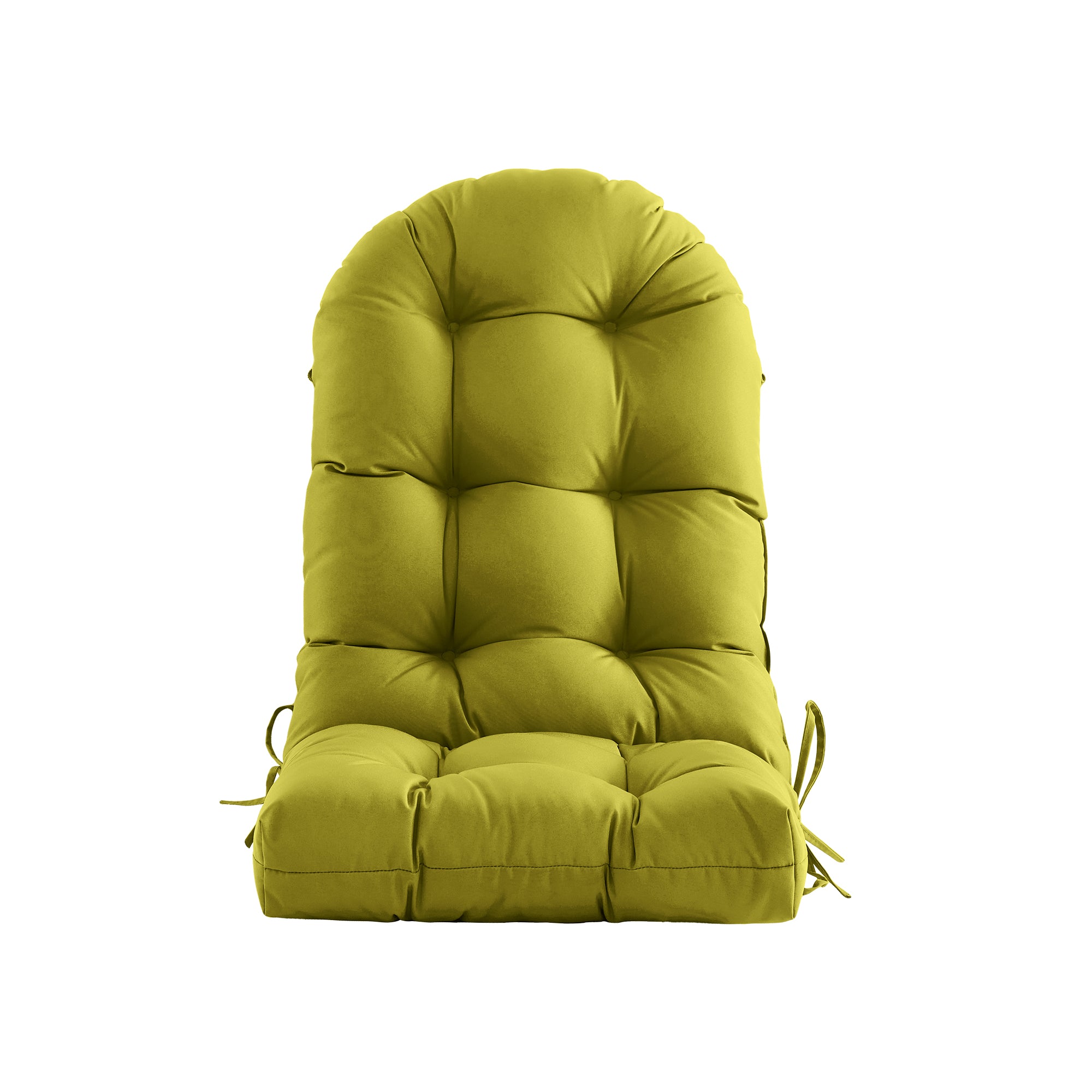 Patio Rocking Chair Cushion with Ties,48"x21"x4" Water Resistant Polyester High Back Replacement Pad, Thick Filled Outdoor Patio Cushions for Porch Deck Balcony Garden Seating