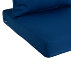 ARTPLAN 2-Piece Deep Seat Cushion Set with Backrest - Multiple Colors | All-Weather Outdoor Sofa Cushions for Sectionals & Patio Conversation Sets