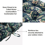 Swing Cushion Replacement for 2-3 Seater Outdoor Bench, 59" Patio Porch Swing Seat Cushion - Heavy-Duty Universal Fit Outdoor Furniture Cushions, Weather-Resistant
