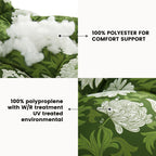 ARTPLAN Outdoor 48 Inch Bench Cushion Tufted for Outdoor Furniture, 48"x18"x4" Wicker Patio Loveseat Cushion All Weather
