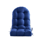 Patio Rocking Chair Cushion with Ties,48"x21"x4" Water Resistant Polyester High Back Replacement Pad, Thick Filled Outdoor Patio Cushions for Porch Deck Balcony Garden Seating