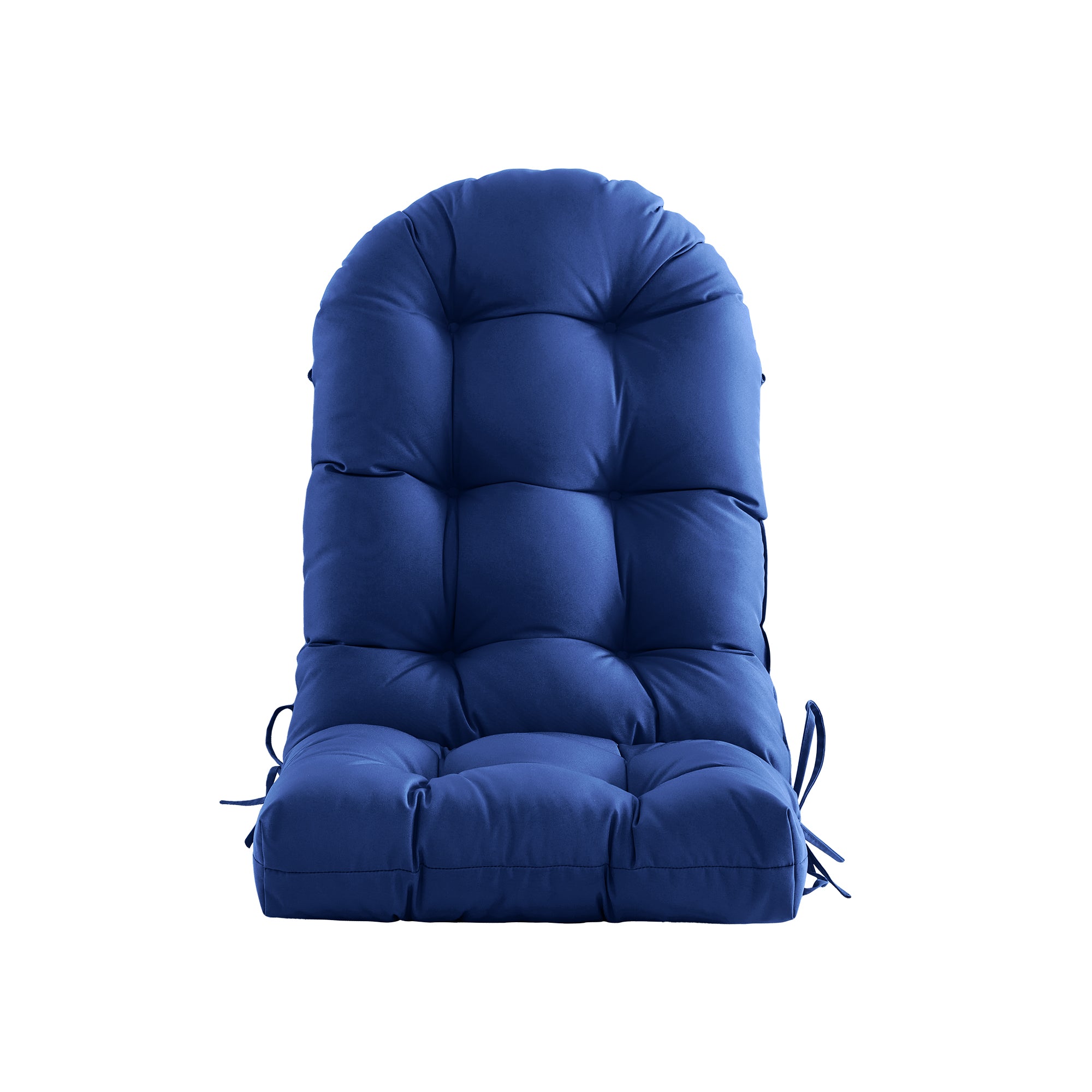 Patio Rocking Chair Cushion with Ties,48"x21"x4" Water Resistant Polyester High Back Replacement Pad, Thick Filled Outdoor Patio Cushions for Porch Deck Balcony Garden Seating
