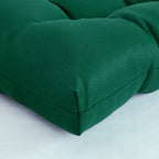 ARTPLANT Outdoor Dinning Seat Pads Cushions with Tie 19"x19"x4",Square Wicker Outdoor Tufted Chair Cushion,Set of 2