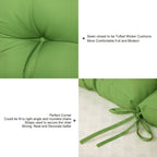 ARTPLAN Adirondack Outdoor Chair Cushion, All Weather Patio Cushion, Wicker Tufted Pillow for Patio Furniture