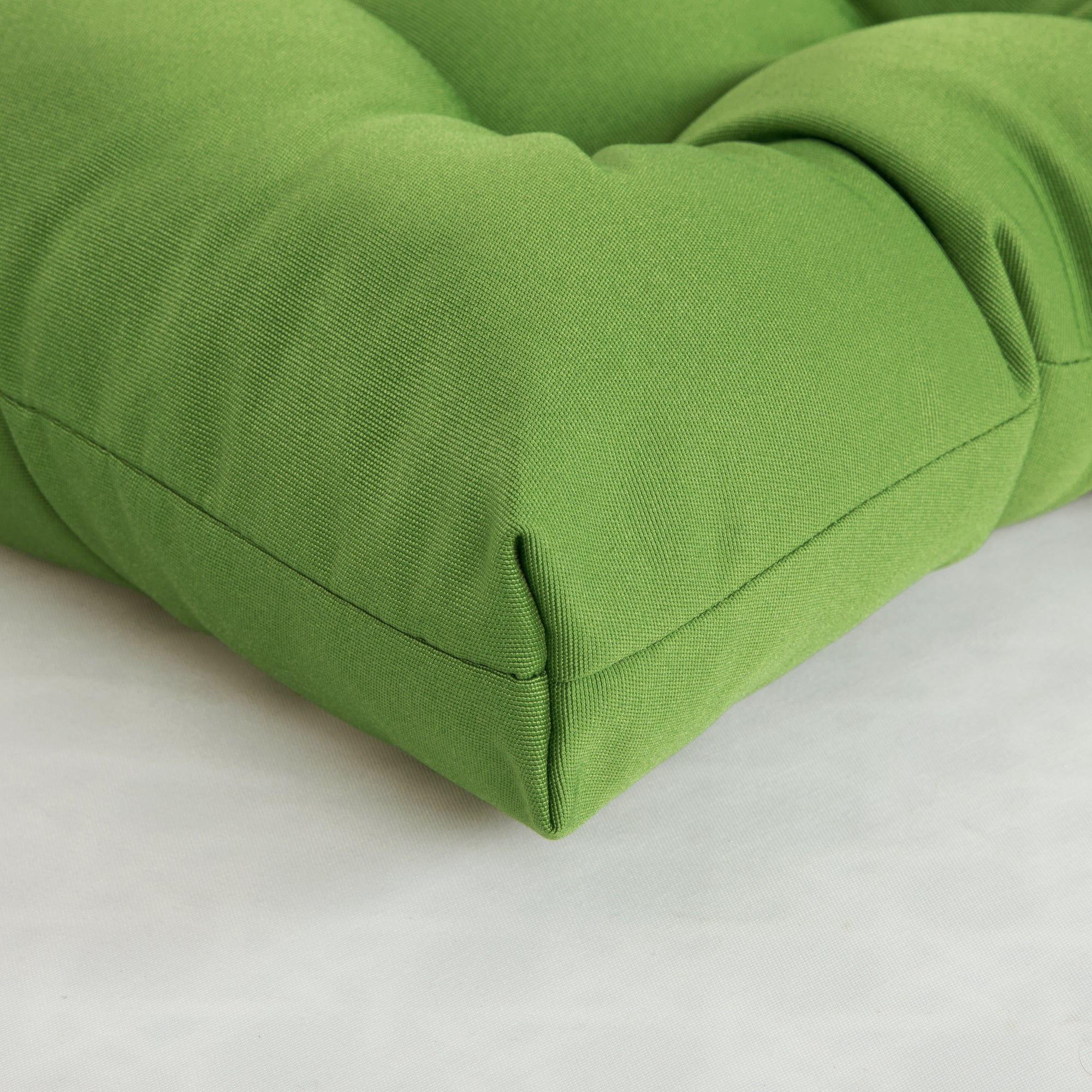ARTPLANT Outdoor Dinning Seat Pads Cushions with Tie 19"x19"x4",Square Wicker Outdoor Tufted Chair Cushion,Set of 2