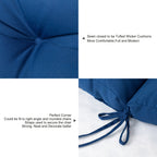ARTPLAN Adirondack Outdoor Chair Cushion, All Weather Patio Cushion, Wicker Tufted Pillow for Patio Furniture