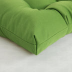 ARTPLANT Outdoor Dinning Seat Pads Cushions with Tie 19"x19"x4",Square Wicker Outdoor Tufted Chair Cushion,Set of 2