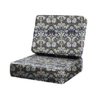 ARTPLAN Outdoor Deep Seat Slipcovers，Set of 2 24x24x6" 18x24 Olefin,Square Outdoor Cushion Cover, for Patio Funiture
