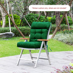 ARTPLAN Adirondack Outdoor Chair Cushion, All Weather Patio Cushion, Wicker Tufted Pillow for Patio Furniture