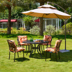 ARTPLAN Patio Chair Cushions Combined Seat and Back,Tufted Outdoor Swivel Chair Cushion with Tie,40"x20"x4",Floral