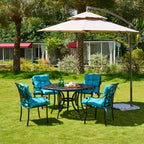 ARTPLAN Patio Chair Cushions Combined Seat and Back,Tufted Outdoor Swivel Chair Cushion with Tie,40"x20"x4",Floral