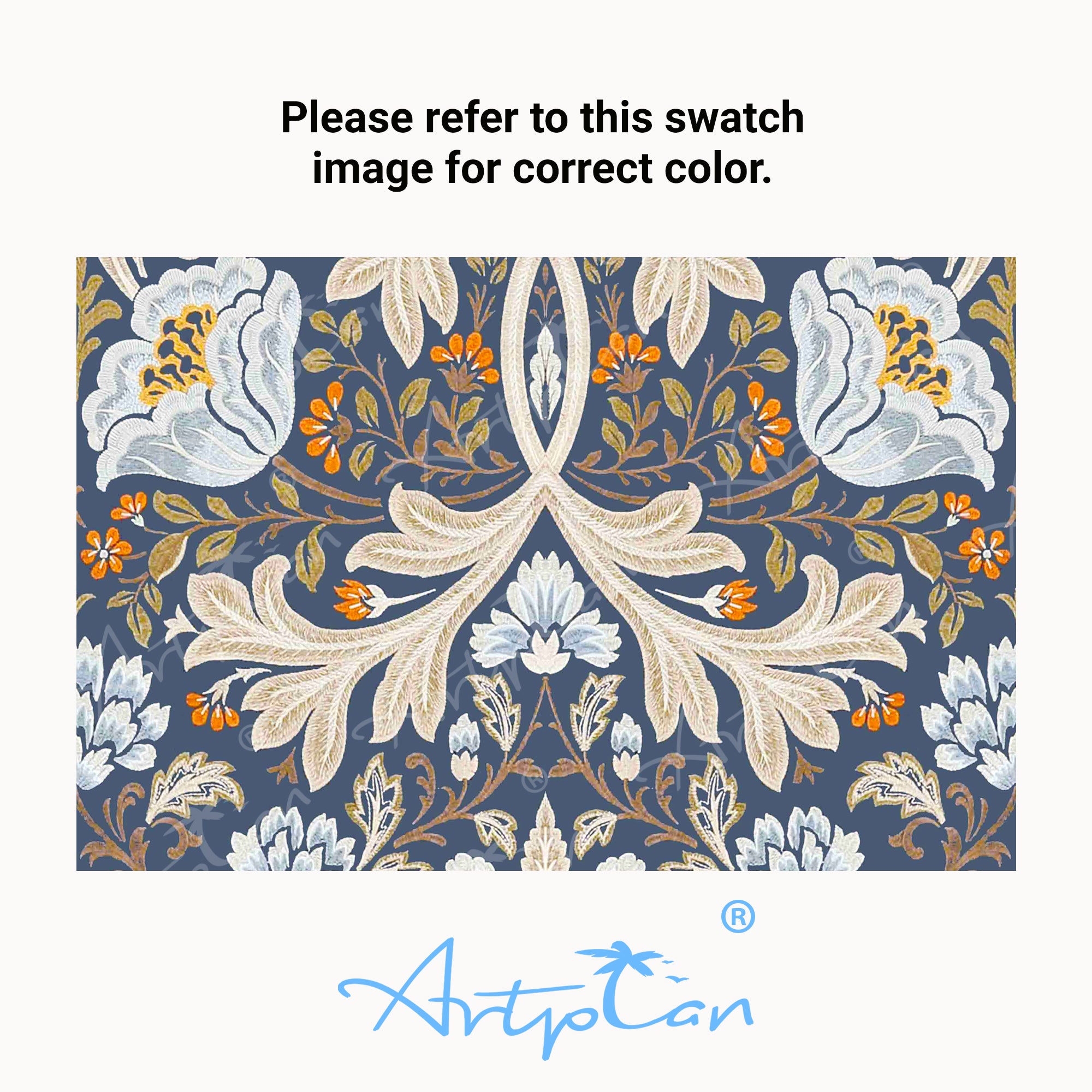 ARTPLAN Outdoor Chaise Lounge Cushion 72x22x4 inches, Floral Tufted Thick Replacement Cushion with Ties, All Weather Wicker Patio Furniture Cushion