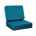 ARTPLAN Outdoor Cushions for Patio Furniture, 24x24x6" Thick Seat Cushion Set, Fade Resistant, Deep Seat Bottom and Back Cushion with Removable Cover
