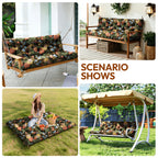 Swing Cushion Replacement for 2-3 Seater Outdoor Bench, 59" Patio Porch Swing Seat Cushion - Heavy-Duty Universal Fit Outdoor Furniture Cushions, Weather-Resistant