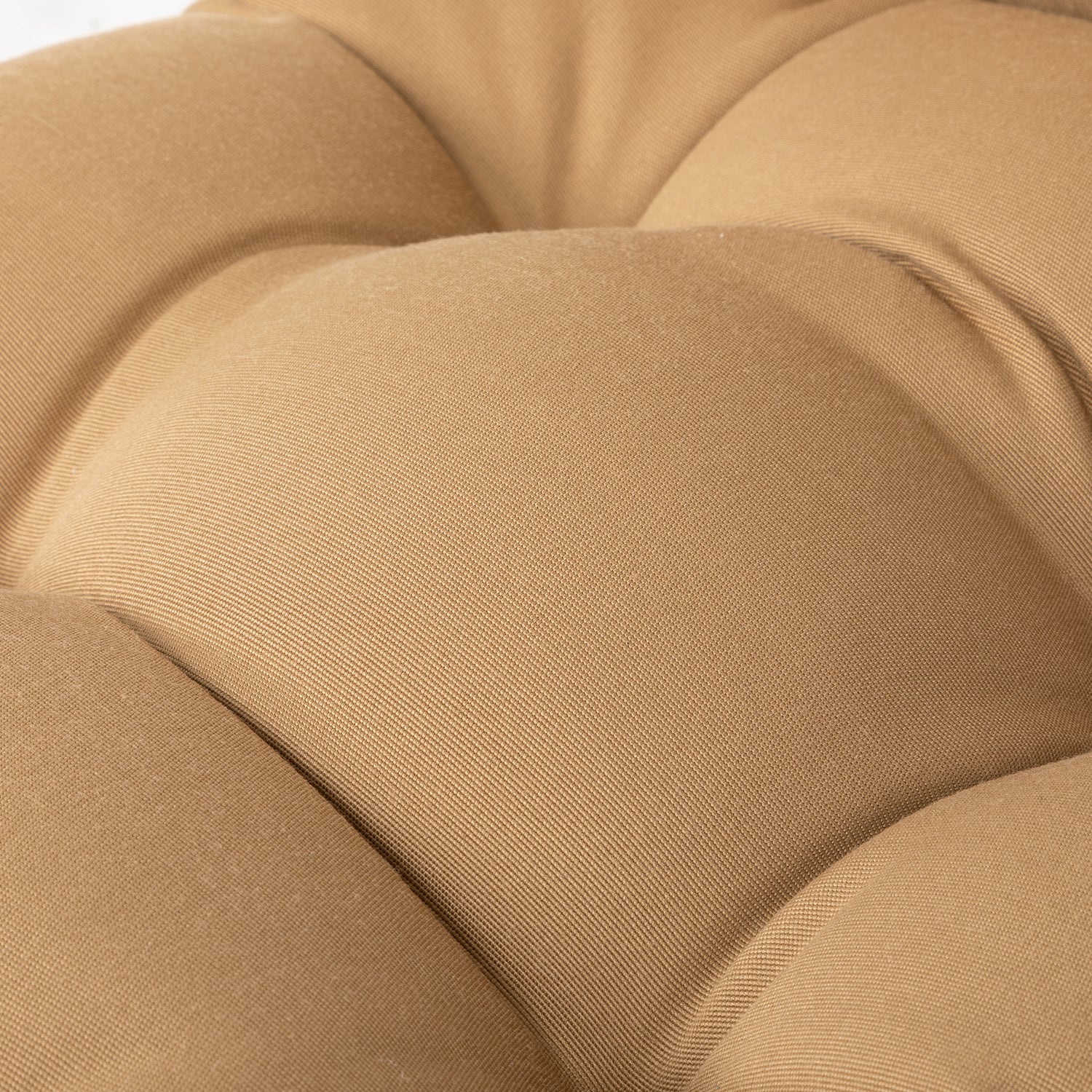 Artplan Outdoor Cushions Wicker Tufted Pillow with Back for Outdoor Furniture, Rocking Chair Cushion Premium Tufted Pads Set of Upper and Lower with Ties