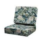 ARTPLAN Outdoor Deep Seat Slipcovers，Set of 2 24x24x6" 18x24 Olefin,Square Outdoor Cushion Cover, for Patio Funiture