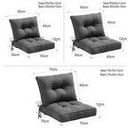 Outdoor Chair Cushions Set of 2, All-Weather Patio Furniture Cushions with High Resilience Foam, Indoor Outdoor Seat & Back Cushion for Patio, Garden, Sunroom