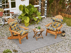 ARTPLAN Patio Chair Cushions Combined Seat and Back,Tufted Outdoor Swivel Chair Cushion with Tie,40"x20"x4"，Floral