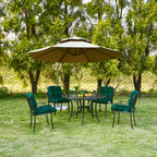 Artplan Outdoor Cushions Wicker Tufted Pillow with Back for Outdoor Furniture, Rocking Chair Cushion Premium Tufted Pads Set of Upper and Lower with Ties