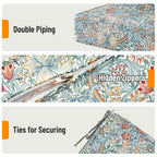 Deep Seat Pillow and High Back Chair Cushions Outdoor Water Repellent Replacement Patio Seating Cushions,Seat 24"x24"x6",Back 22"x24"x6"