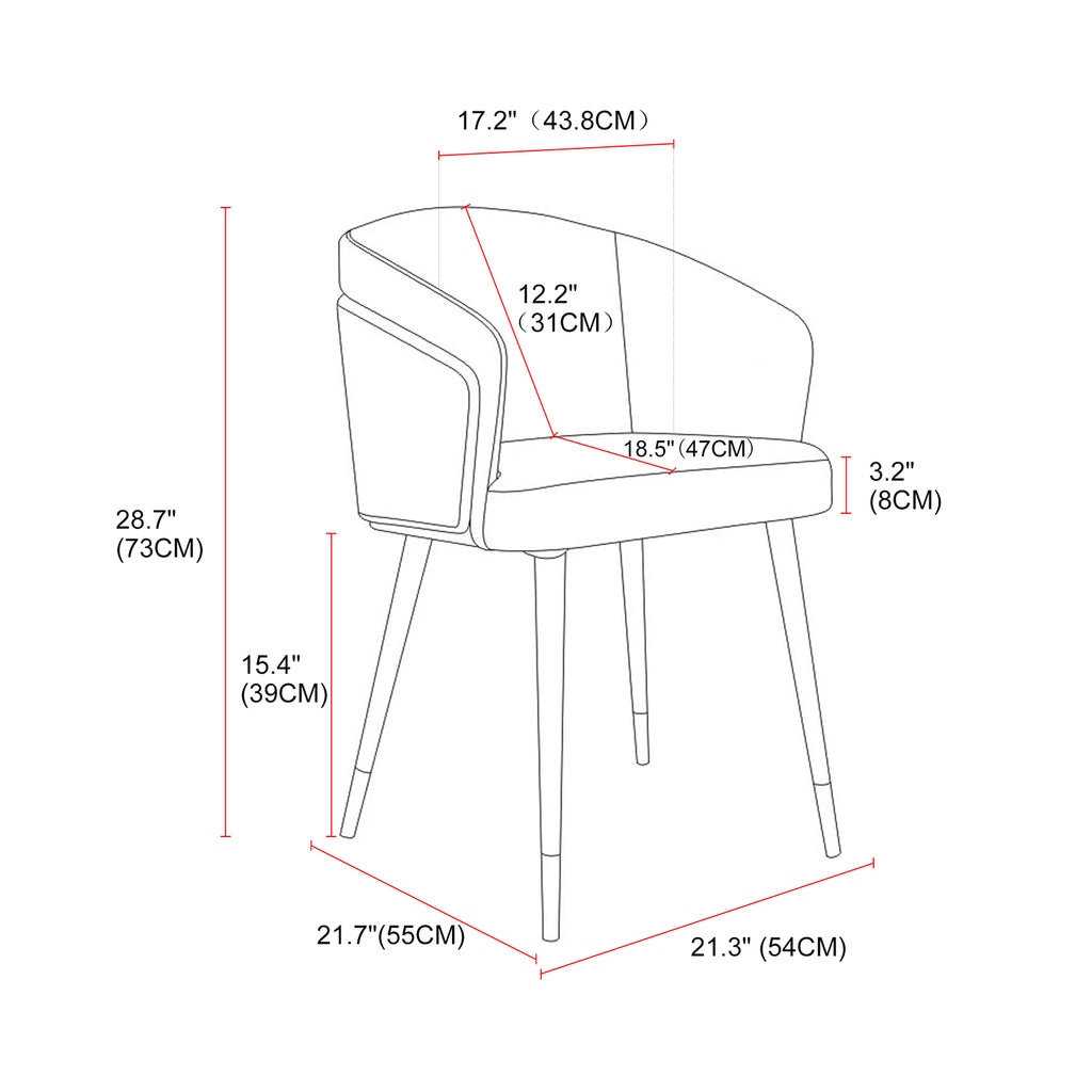 Mid Century Modern Bar Stools for Counter Height - Leather Upholstered Seat with Walnut Wood Frame, Retro 33 Inch Bar Chairs for Home Kitchen Island, Bar, Breakfast Nook