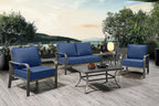 ARTPLAN Deep Seat Outdoor Cushion,Set 24"x24"x6" ,18x24" Bench Outdoor Chair Cushions, Polyester Fill Back for Patio Furniture ,Square