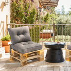 Outdoor Chair Cushions Set of 2, All-Weather Patio Furniture Cushions with High Resilience Foam, Indoor Outdoor Seat & Back Cushion for Patio, Garden, Sunroom