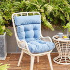 ARTPLAN Adirondack Outdoor Chair Cushion, All Weather Patio Cushion, Wicker Tufted Pillow for Patio Furniture