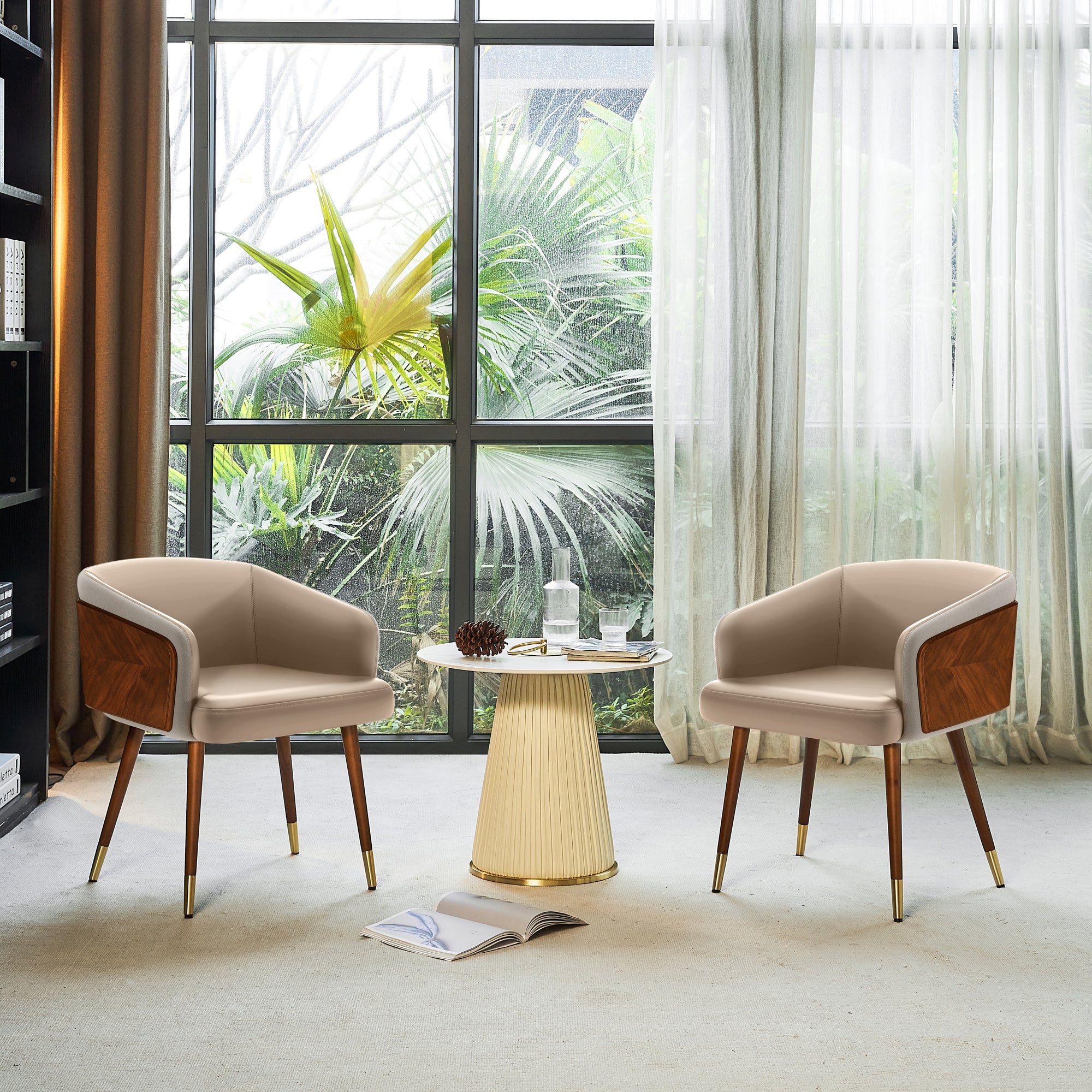 ARTPLAN Dinning Room Accent Chairs For Living Room Arm Chairs For Kitchen Study Room Home Indoor Furniture