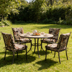 ARTPLAN Patio Chair Cushions Combined Seat and Back,Tufted Outdoor Swivel Chair Cushion with Tie,40"x20"x4",Floral