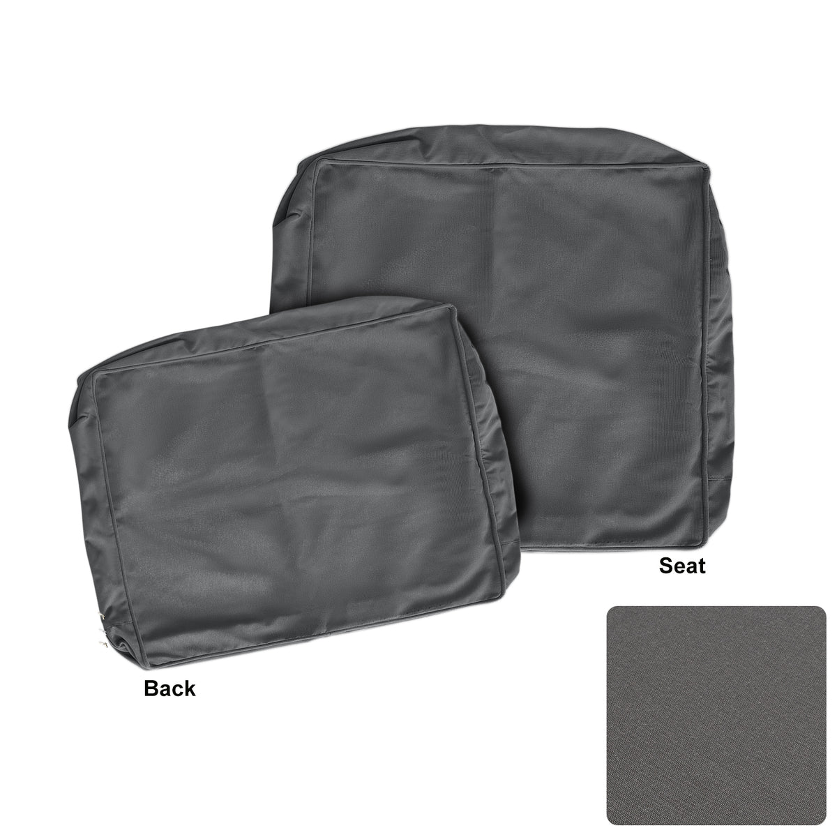 ARTPLAN Adirondack Cushion 44"x21"x4", Set of 4 Wicker Patio Seat Pads