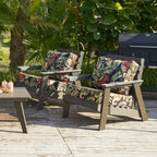 ARTPLAN Deep Seat Outdoor Cushion,Set 24"x24"x6" ,18x24" Bench Outdoor Chair Cushions, Polyester Fill Back for Patio Furniture ,Square