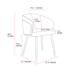 ARTPLAN Dinning Room Accent Chairs For Living Room Arm Chairs For Kitchen Study Room Home Indoor Furniture