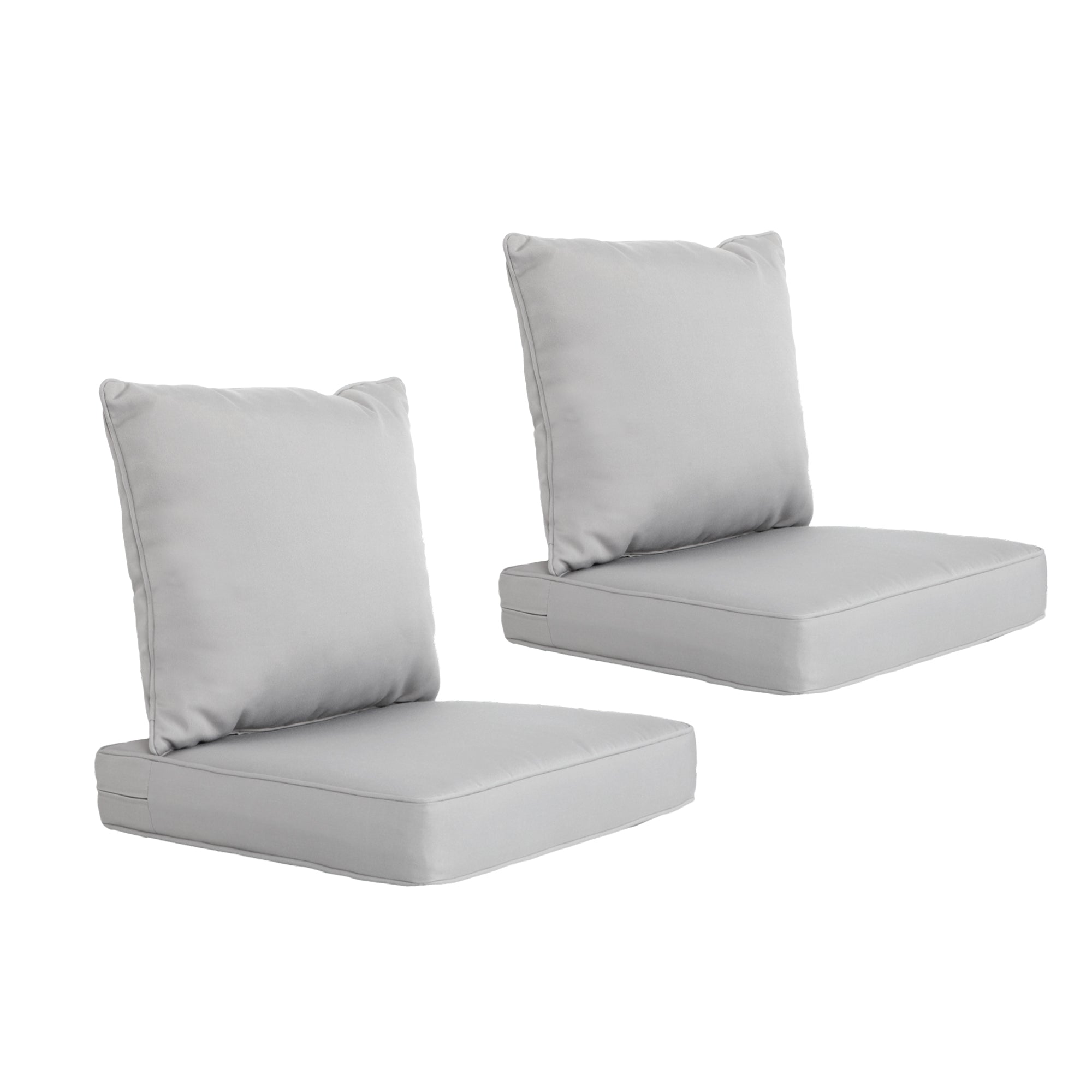 ARTPLAN 2-Piece Deep Seat Cushion Set with Backrest - Multiple Colors | All-Weather Outdoor Sofa Cushions for Sectionals & Patio Conversation Sets