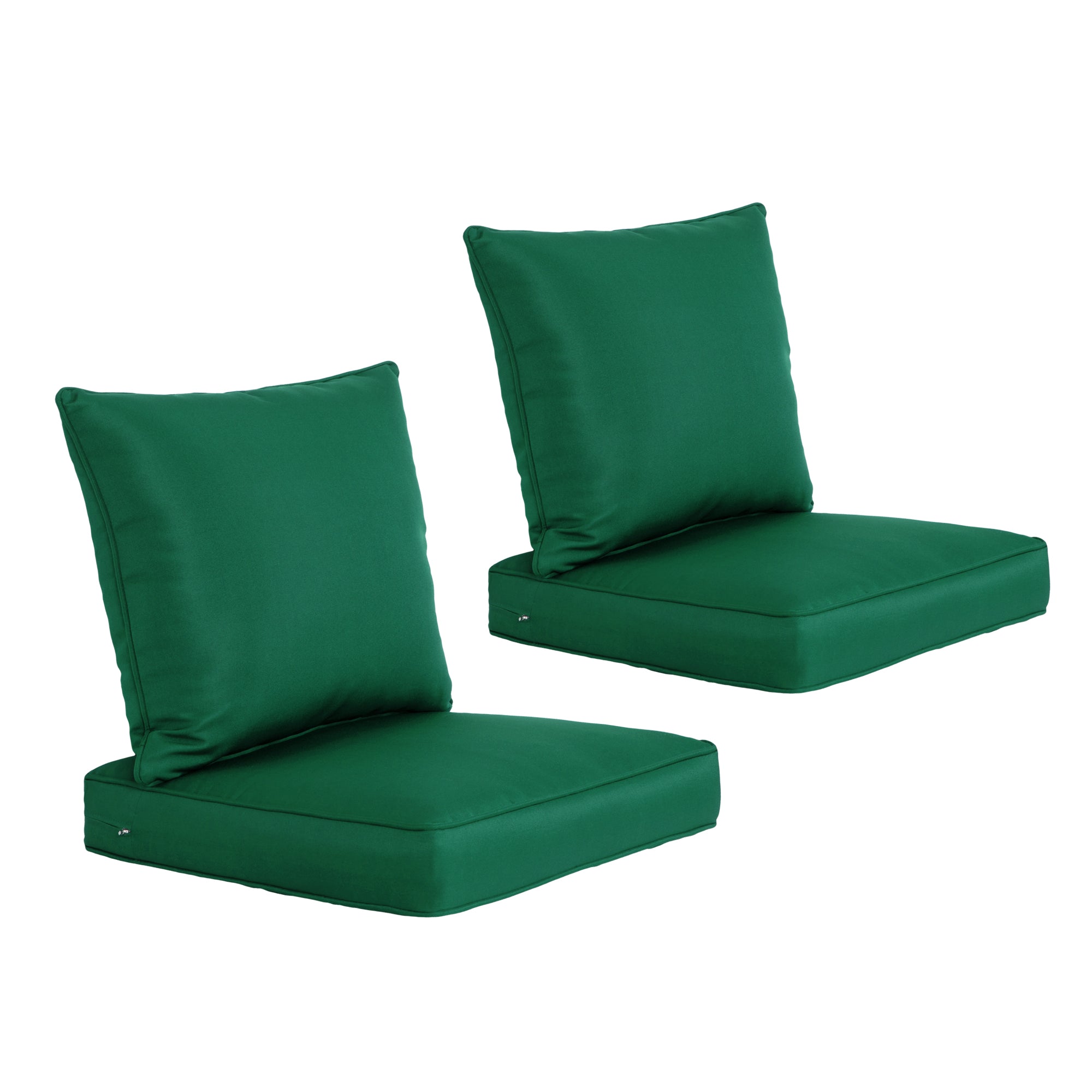 ARTPLAN 2-Piece Deep Seat Cushion Set with Backrest - Multiple Colors | All-Weather Outdoor Sofa Cushions for Sectionals & Patio Conversation Sets