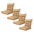ARTPLAN Adirondack Outdoor Chair Cushion, All Weather Patio Cushion, Wicker Tufted Pillow for Patio Furniture