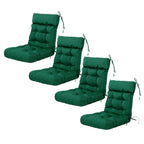 ARTPLAN Adirondack Outdoor Chair Cushion, All Weather Patio Cushion, Wicker Tufted Pillow for Patio Furniture