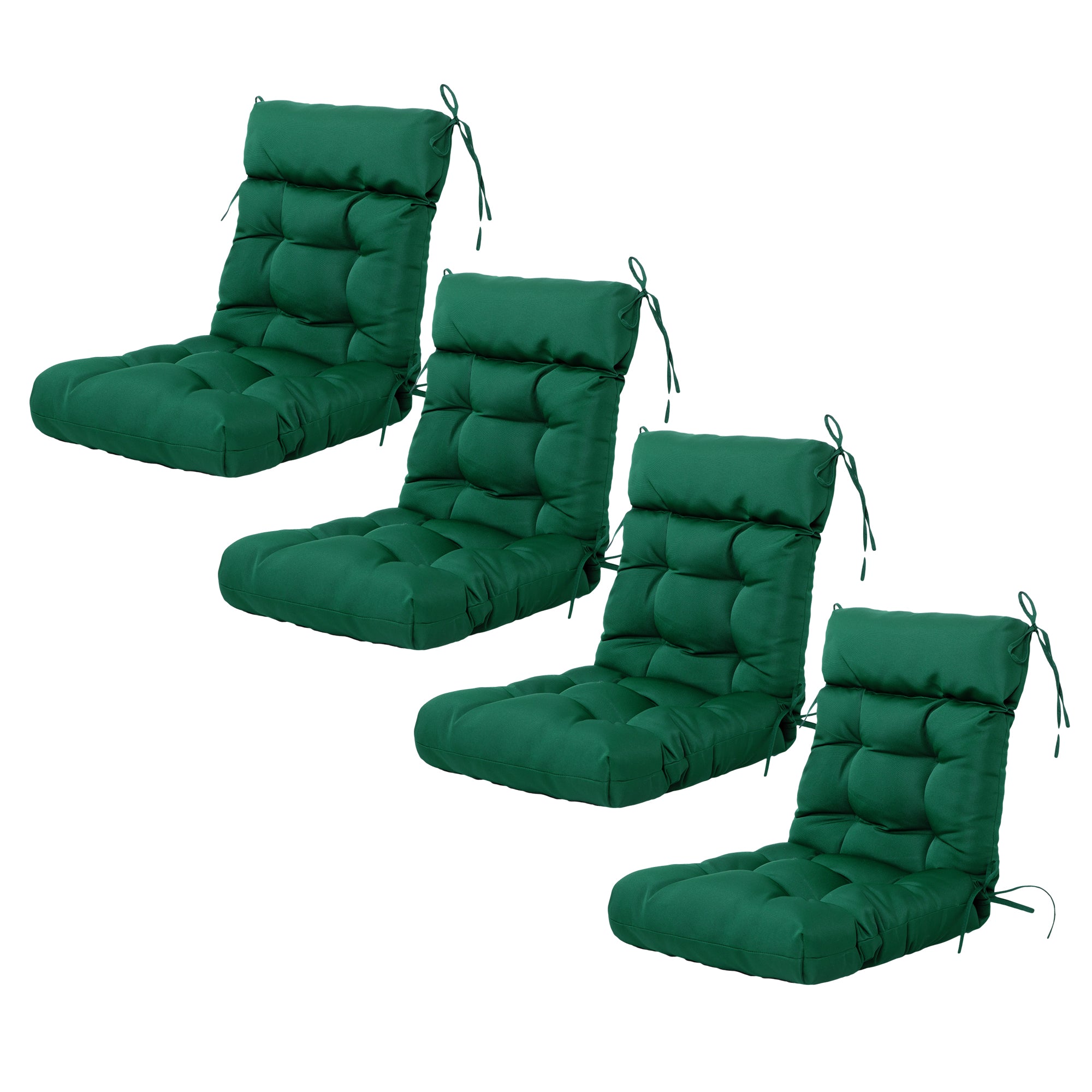 ARTPLAN Adirondack Outdoor Chair Cushion, All Weather Patio Cushion, Wicker Tufted Pillow for Patio Furniture