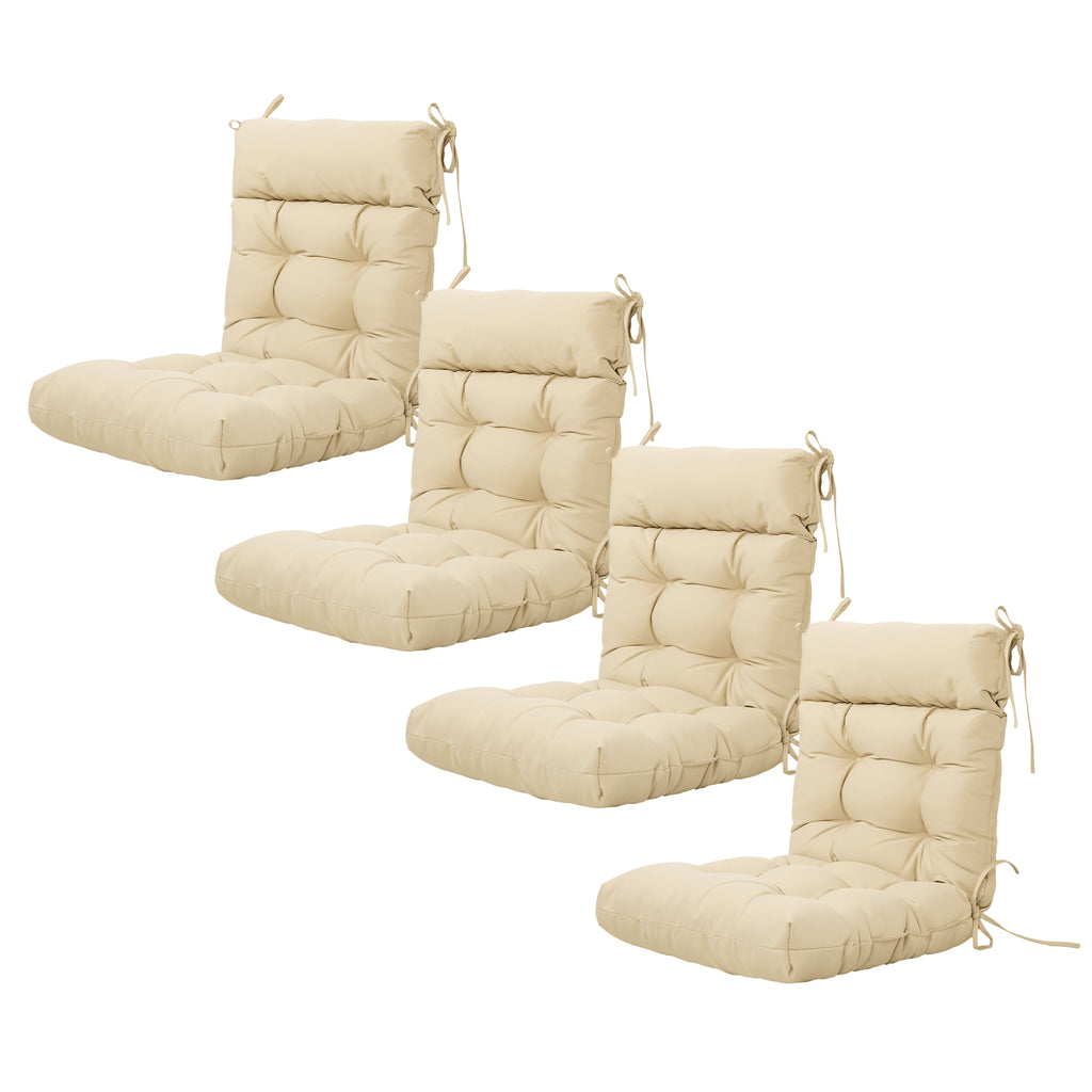 ARTPLAN Adirondack Outdoor Chair Cushion, All Weather Patio Cushion, Wicker Tufted Pillow for Patio Furniture
