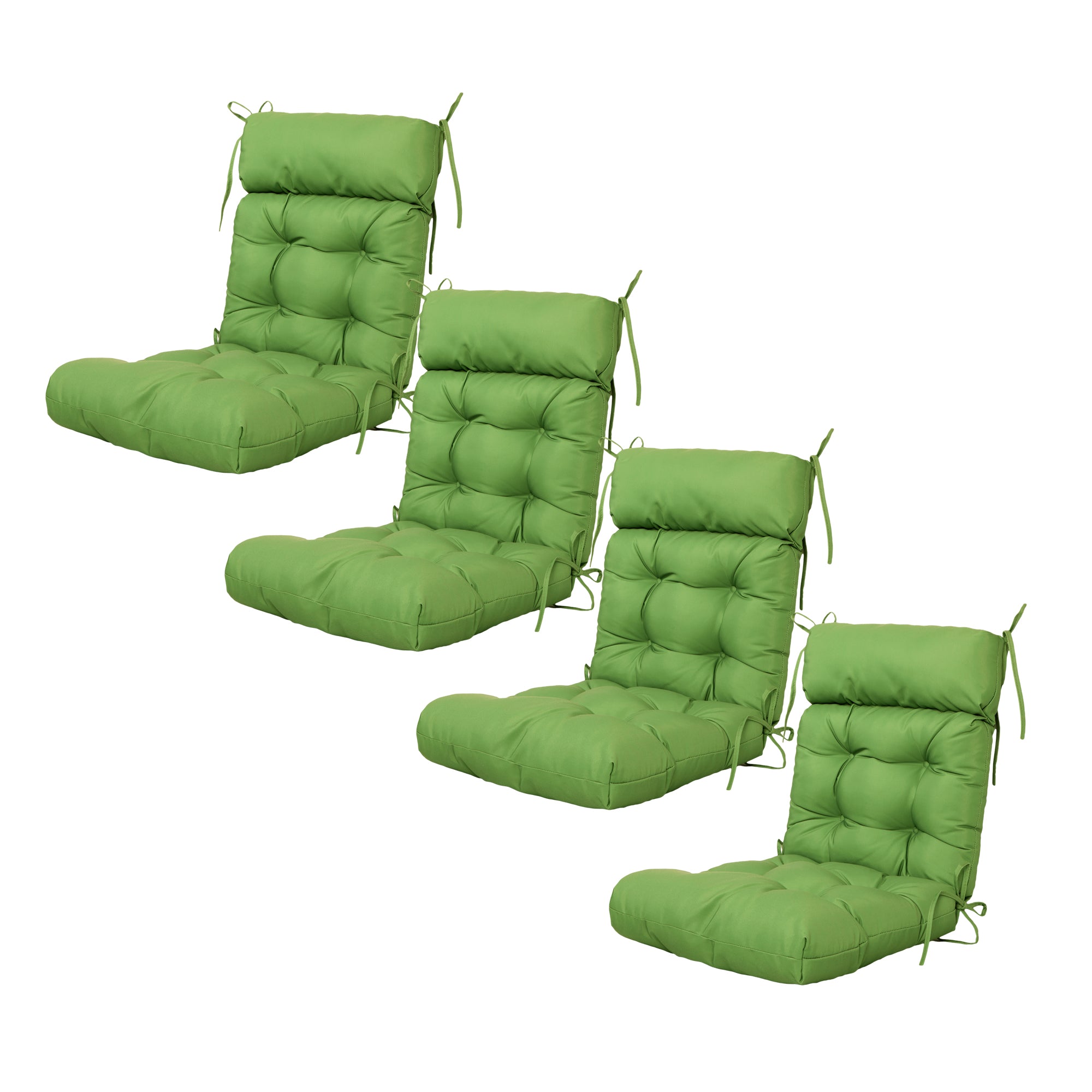 ARTPLAN Adirondack Outdoor Chair Cushion, All Weather Patio Cushion, Wicker Tufted Pillow for Patio Furniture