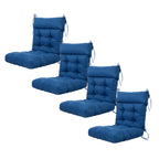 ARTPLAN Adirondack Outdoor Chair Cushion, All Weather Patio Cushion, Wicker Tufted Pillow for Patio Furniture